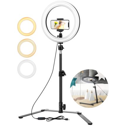 Enshall masa ring light led çekim ışığı