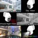 Enshall 3MP Full HD Wifi Akıllı IP Kamera TF Kart Girişli Gece Görüş Özellikli Kamera BLM28 - Görsel 2