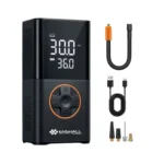 ENSHALL A6611 kablosuz taşınabilir şarjlı hava kompresörü, powerbank ve LED ışıklı
