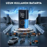 ENSHALL A6611 kablosuz taşınabilir kompresör ve çoklu başlık seti