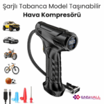 Şarjlı Hava Kompresörü 3600 Mah | Lastik Top Bisiklet Şişirme