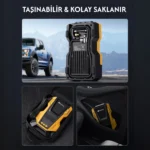 ENSHALL 3666 araç çakmaklık girişinden çalışan taşınabilir kompresör