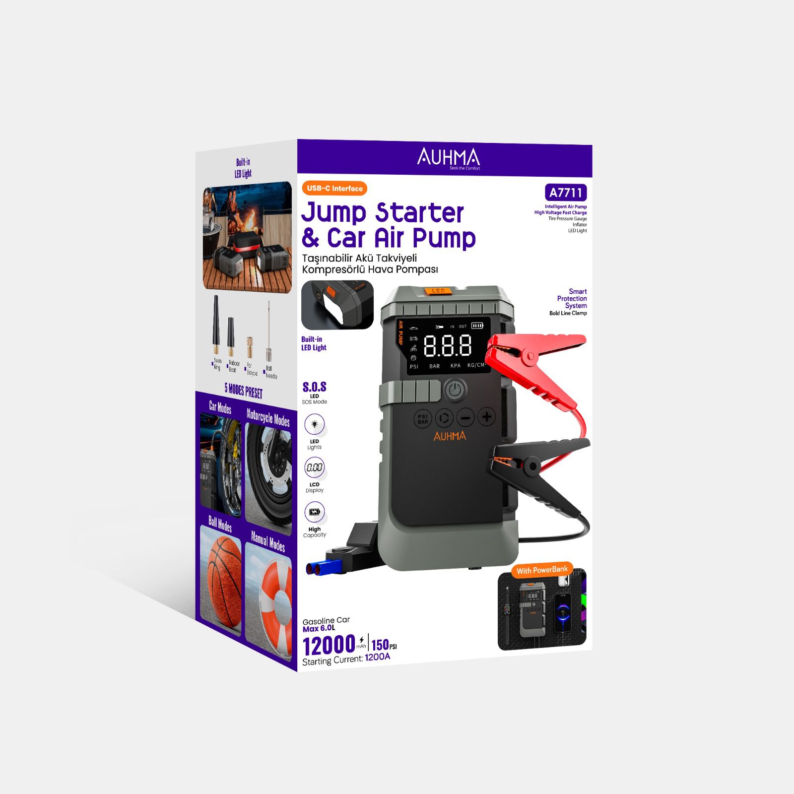 WhatsApp Görsel 2025-10-30 saat 10.11.07_b8381ee1 Auhma a7711 jump starter - Görsel 1